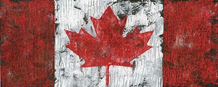 Canada Maple Leaf Landscape by Marie-Elaine Cusson art print