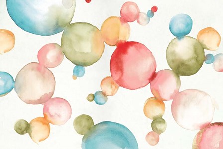 Bubblegum Balloons by Eva Watts art print