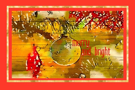 Merry and Bright II by Ramona Murdock art print