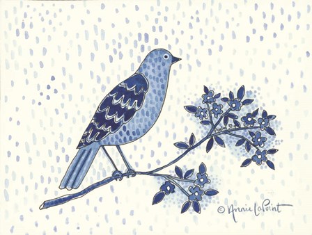 Blue Bird by Annie Lapoint art print