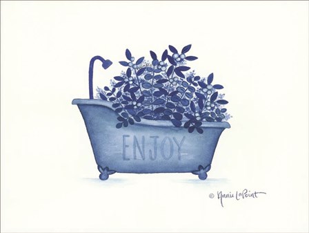 Enjoy Tub by Annie Lapoint art print