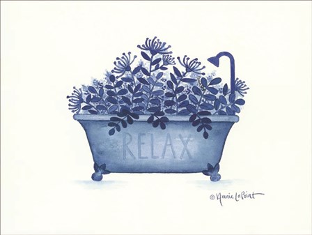 Relax Tub by Annie Lapoint art print