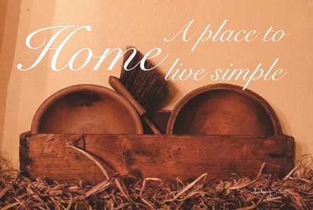 Home a Place to Live Simple by Anthony Smith art print