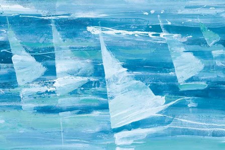 Summer Sail III Blue by Albena Hristova art print