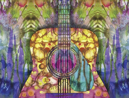 Guitar 2 by Dean Russo art print