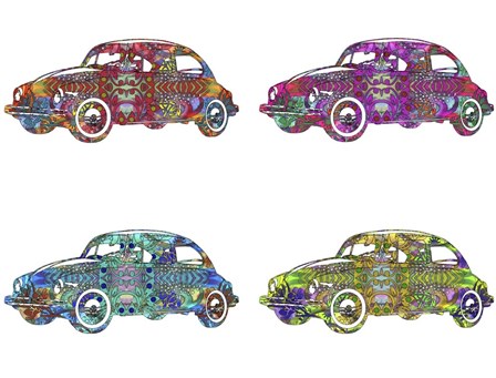 4 Vw&#39;s by Dean Russo art print