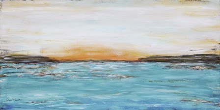 Sunset On The Water by Jean Plout art print