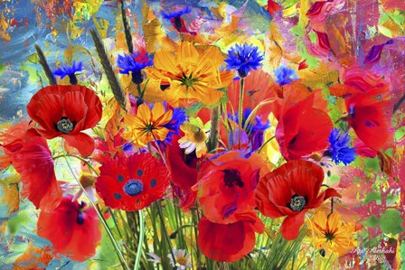 Garden Of Flowers M6 by Ata Alishahi art print
