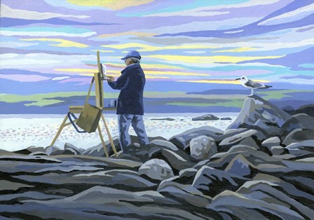 Critical Eye by J Arthur art print