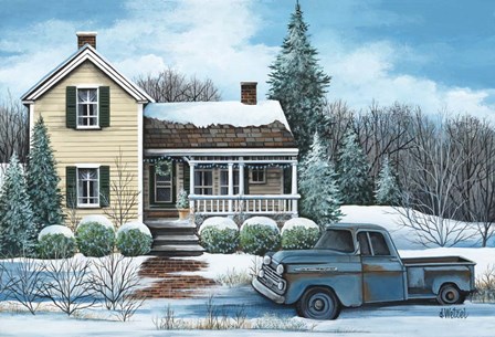 Winter Blues by Debbi Wetzel art print