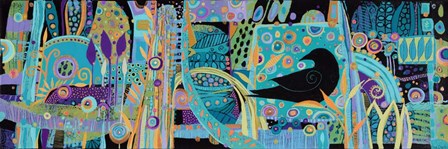 Black Bird Fantasy by Sue Davis art print