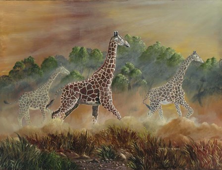 African Spirit by David A Paine art print