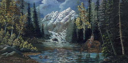 Hidden Falls by David A Paine art print