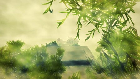 Greeting Dawn by Henry Hu art print