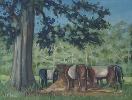 Rhode Island Oreo Cows by Marnie Bourque art print