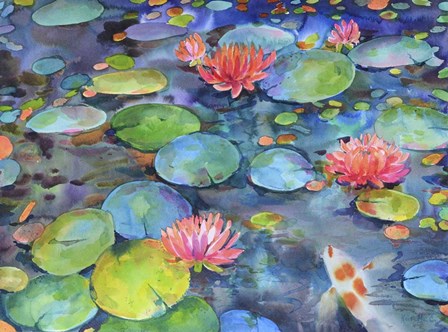 Water Lili by Marietta Cohen art print