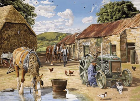 Back From The Fields by Trevor Mitchell art print