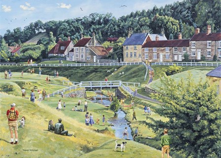 Hutton-le-Hole, North Yorkshire by Trevor Mitchell art print