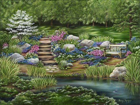 Come Sit A While by Penny Scarboro Fine Art art print